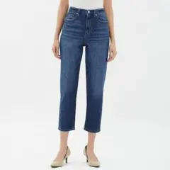 GU ジーユー テーパードアンクルジーンズ