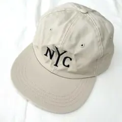 COOPERSTOWN Ball CAP　NYC　キャップ　ベージュ　USA製