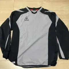 le coq sportif ナイロンジャケット 長袖 グレー/ブラック