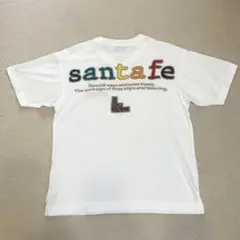 santafe サンタフェ ￼ Tシャツ メンズ ￼マルチカラーロゴ M