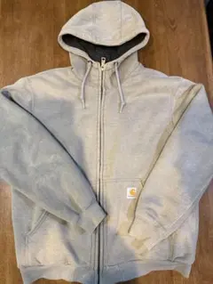 Carhartt グレー フード付きパーカー Lサイズ