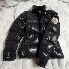 MONCLER ダウンジャケット ビッグワッペン サイズ0 モンクレール