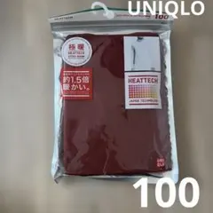 UNIQLO キッズ ヒートテック 極暖 クルーネックT 100