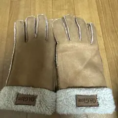 OAGLOVE ブラウン スエード手袋