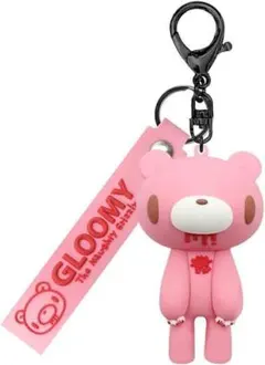 グルーミー フィギュア付きキーリング GLOOMY PINK