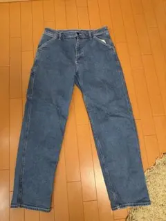 UNIQLO ブルーデニム ストレートパンツ