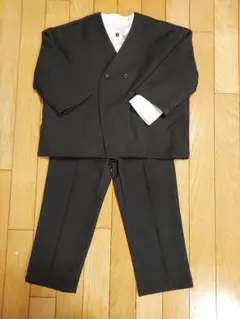 riziere ノーカラージャケットセットアップ 黒 110