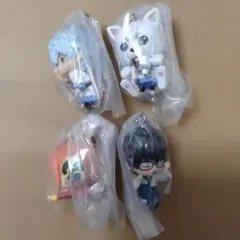 銀魂　つまんでつなげてマスコット　4種