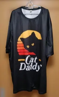 メンズBIGTシャツ　黒猫