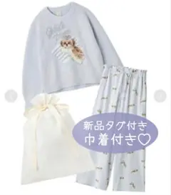 【新品タグ付き】ジェラートピケ シーズー柄プルオーバー+ロングパンツセット