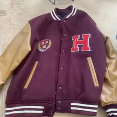 HARVARD スタジャン Mサイズ バーガンディ