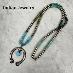 Indian Jewelry ナジャビーズネックレス　ターコイズ NAVAJO