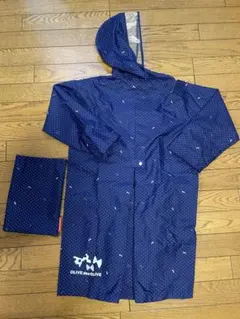 OLIVE des OLIVE キッズ レインコート ネイビー