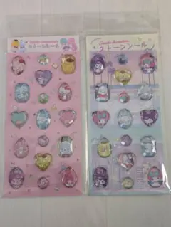 サンリオキャラクター　ストーンシール　マイメロ　クロミ　　2枚セット