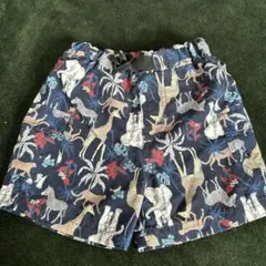 petit main 動物柄 ネイビー 水着 キッズ用