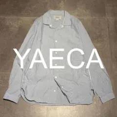 【YAECA】ストライプコンフォートシャツ 長袖 M 綿 ヤエカ スナップボタンのサムネイル