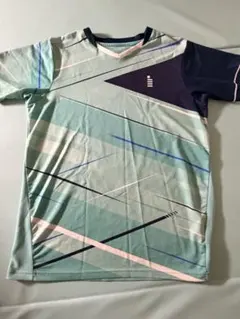 YONEX ソフトテニスウェア Lサイズ 青/白 幾何学模様 - メルカリ