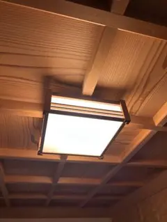和風　照明　木製　2個セット