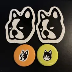 クラウディオパンディアーニ　サッカージャンキー　ステッカー　缶バッジ