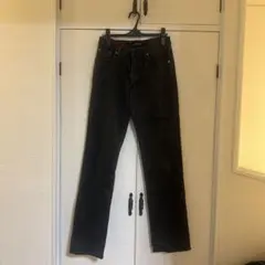 EDWINエドウィンブラックデニム 503 レギュラーストレートパンツ