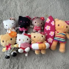 キティ　ぬいぐるみキーホルダー