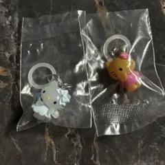 ハローキティ めじるしアクセサリー　天使キティ　日焼けキティ　新品未開封
