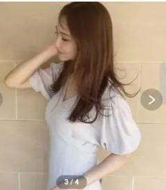 新品　Haruhiroine ハルヒロイン カシュクール リブ ニットワンピース