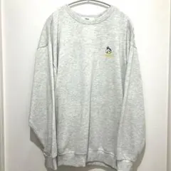 Disney ドナルドダック スウェット 刺繍ロゴ