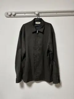 ダークグレー ジッパー付き ジャケット Lサイズ