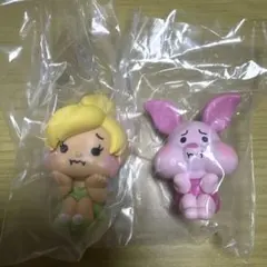 ディズニー　ガチャ　すねてマス ピグレッド　ティンカーベル