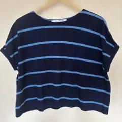 LA MARINE FRANCAISE ボーダーTシャツ ネイビー×ブルーのサムネイル