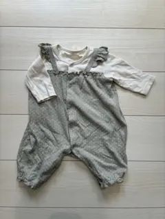 ドット柄ロンパース 70サイズ