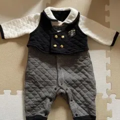 タキシードデザインロンパース60〜70