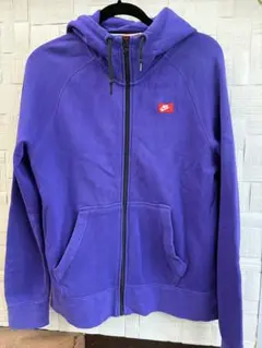 Nike 紫 フルジップパーカー