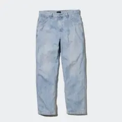 ユニクロ ワイドフィットジーンズ 30インチ 62 BLUE