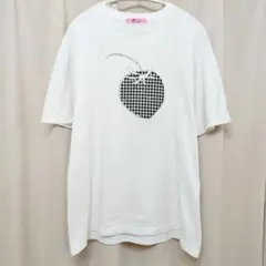 peu pres イチゴプリント ビッグTシャツ(シロ)のサムネイル
