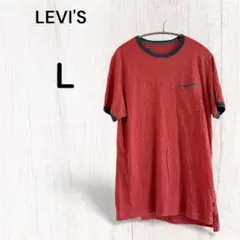 LEVI'S レッド Tシャツ Lサイズ 半袖 トップス リーバイス