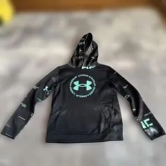 Under Armour ColdGear パーカー YXL ブラック/ミント