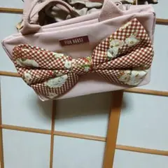 PINK HOUSE リボン付きショルダーバッグ