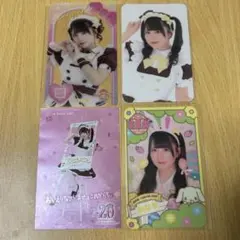れなち　クリアカード、トレカ、シールセット