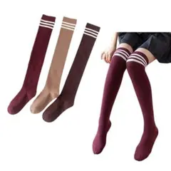 オーバーニー　ニーハイ　ハイソックス　女の子　小学生　キッズ　子供