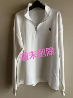 新品タグ付き　クラシカルオリジン×javaコラボ　ハーフジップトップス