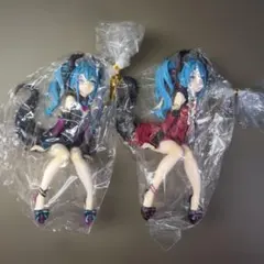 初音ミク　ぬーどるストッパー　ヴィランver.　初期　レッドver　2種