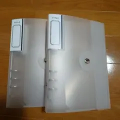 6リングバインダー　2点セット　セリア