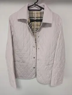 【超希少・三陽商会】バーバリーロンドン キルティングジャケット 極上ピンク 38