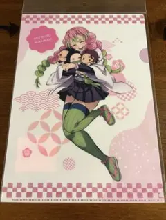 鬼滅の刃　刀鍛冶の里編　甘露寺蜜璃　クリアファイル　ポップアップショップ