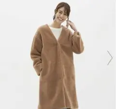 GU ボアダウンコート L