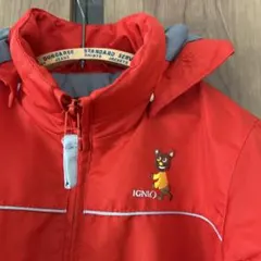 IGNIO 赤 フード付き 子供用スキーウェア　スノーウエア　イグニオ　120のサムネイル
