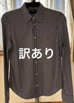 Polo Ralph Lauren 長袖シャツ M ネイビー・ストライプ