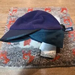 90s usa製 patagonia 耳当て付き フリースニット帽